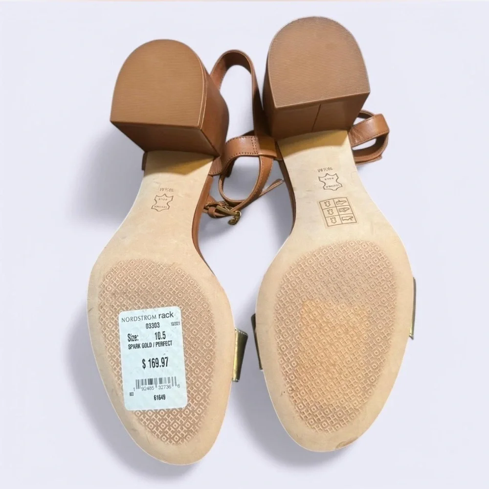 Tory Burch Laurel Leather Block Heel Sandals